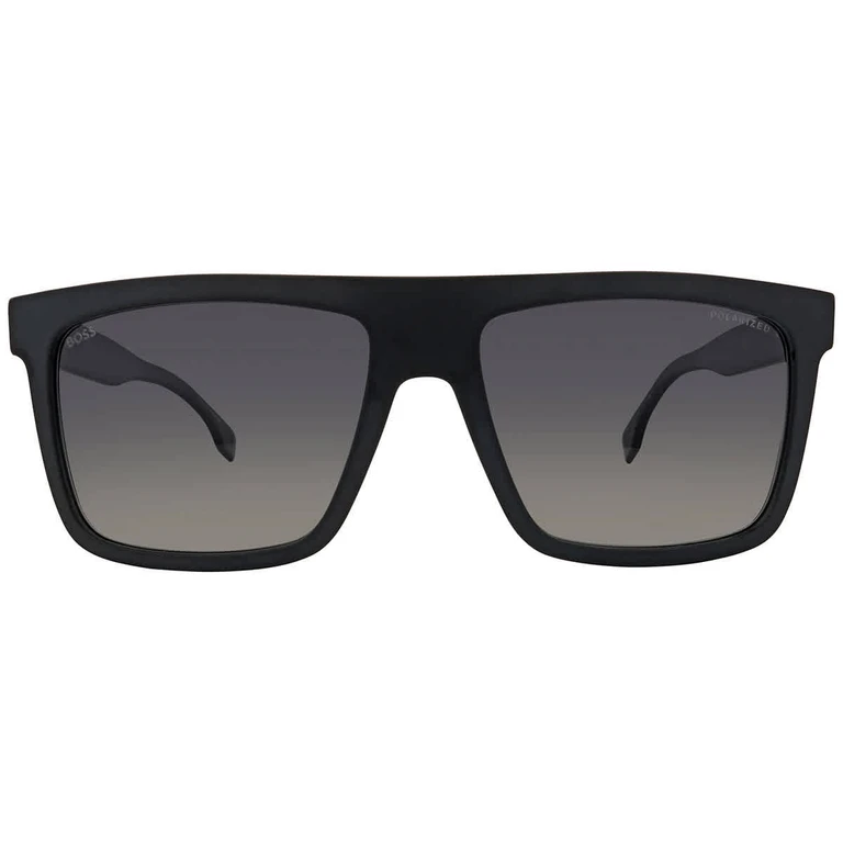 Polarized Grey Gradient Browline Mens Sunglasses BOSS 1440/S 0003/WJ 59