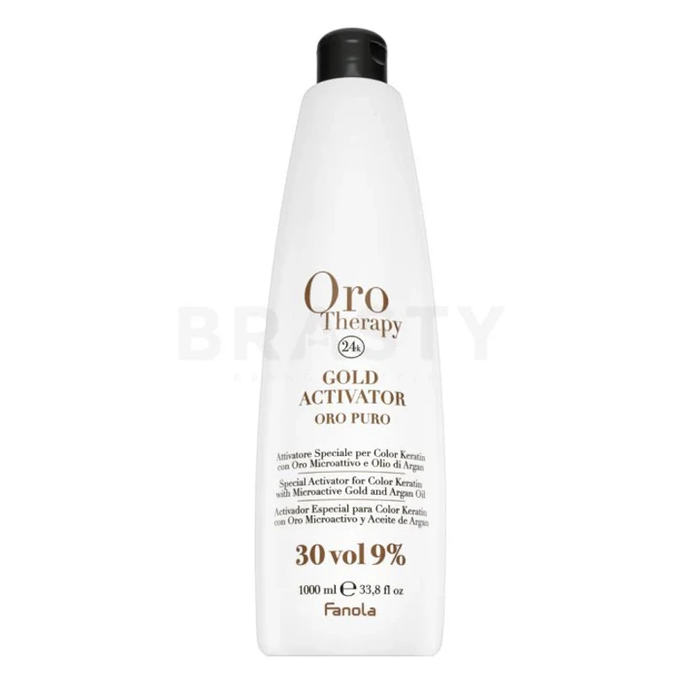 Oro Therapy Gold Activator 24k Pure Gold 9% 30 Vol. 1000 ml