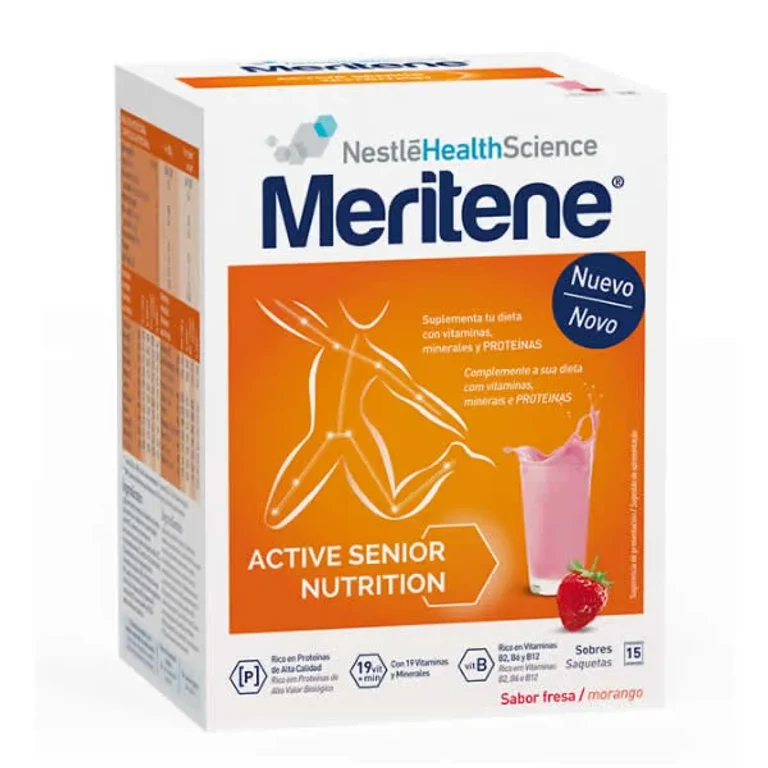 Active Senior Nutrition Strawberry Flavor Shake 15 sachets