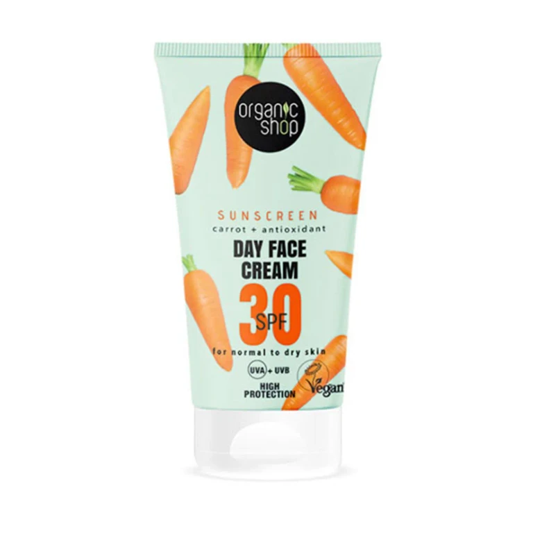 Day cream with carrot Organic Shop SPF 30 50 ml