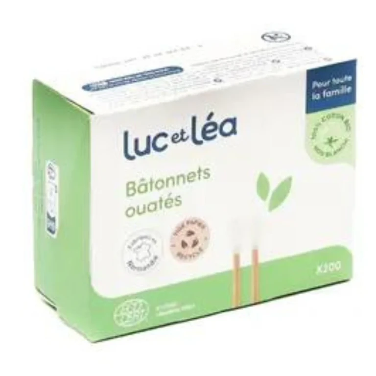 Light Lea Cotton Sticks Adult 100% Organic Cotton Stem Paper x200