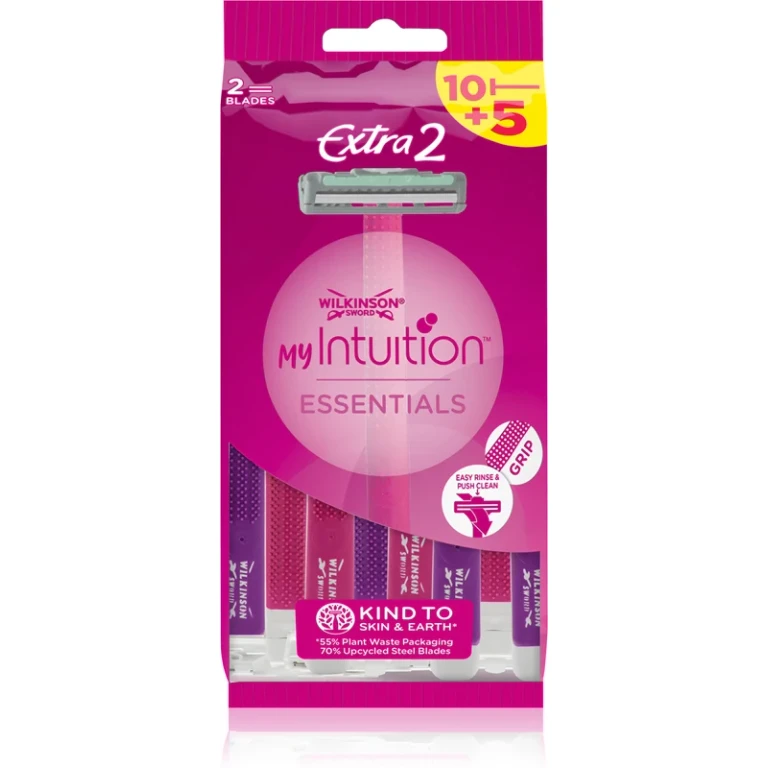Extra 2 Beauty 15 pieces disposable razor for women