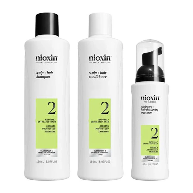 Care Set System 2 for Fine and Significantly Thinning Natural Hair