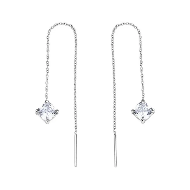 Fascinating steel earrings with zirconia Affinity BFF189