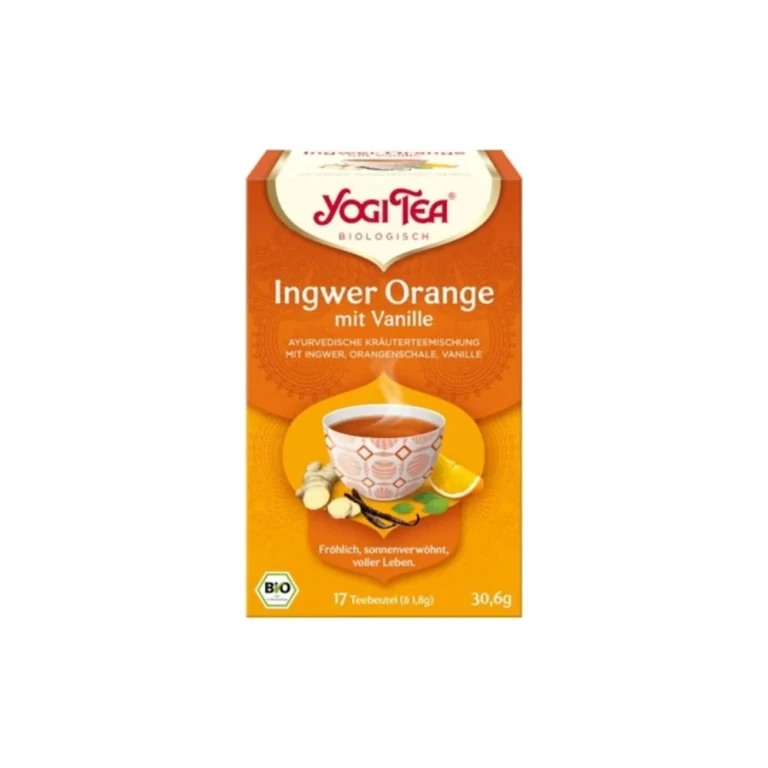 Organic Herbal Tea With Ginger, Orange & Vanilla, 30.60 G