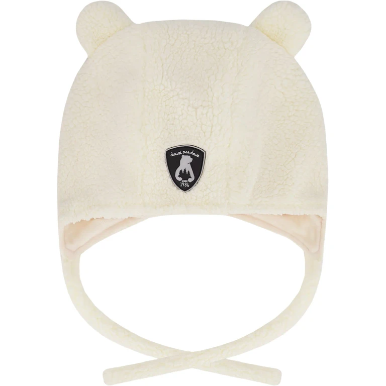 Lined Sherpa Hat with Ear Flaps - Baby
