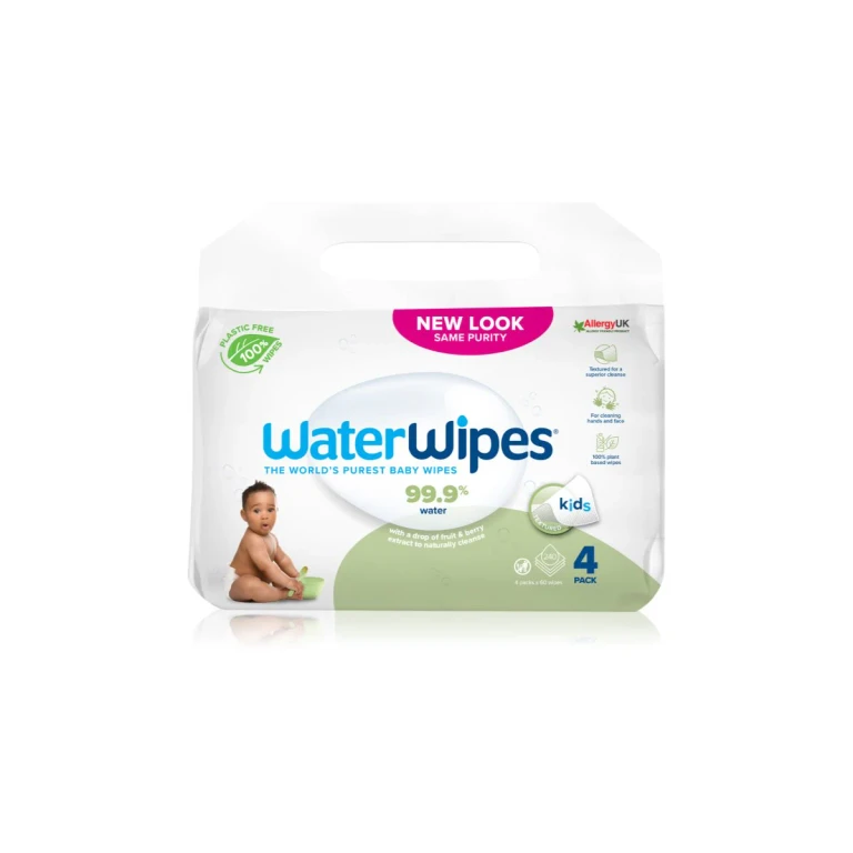Baby Soapberry 4 Pack Baby Wet Wipes 4×60 Pieces