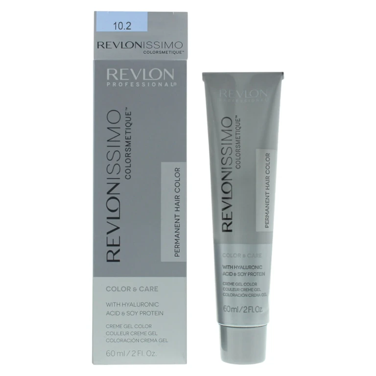 Revlonissimo Colorsmetique Permanent Hair Color 10.2 10.2 Pale Iridescent Blonde 60 ml