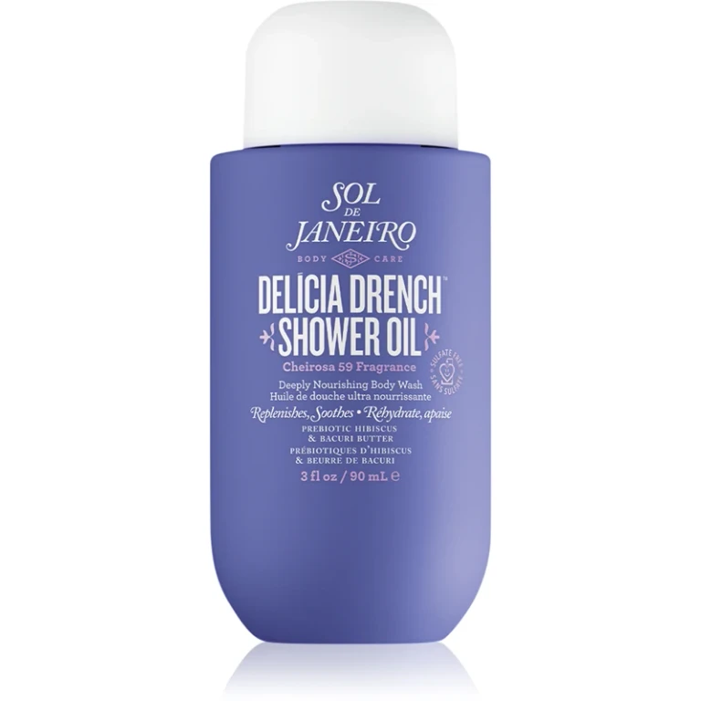 Delicia Drench emollient shower oil 90 ml