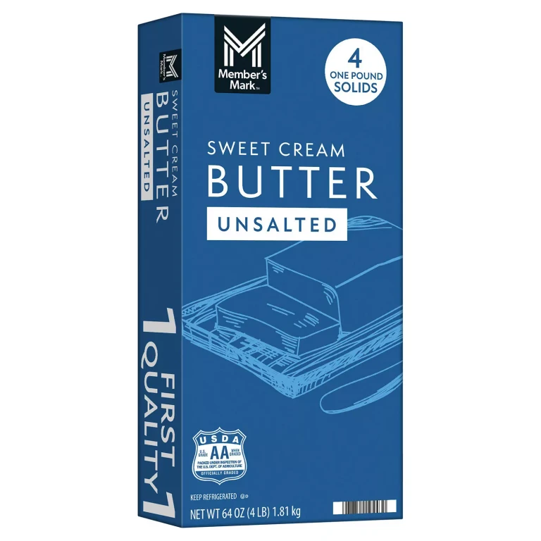 Unsalted Sweet Cream Butter Block, 1 lb., 4 ct.
