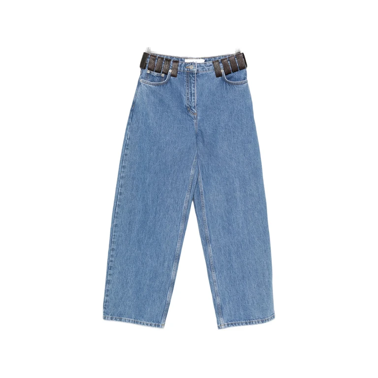 Archies Leather-trim Jeans