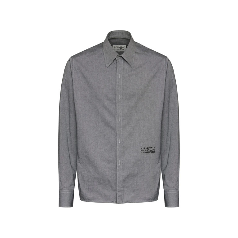 Zip-fastening Numeric Signature Shirt