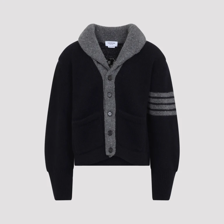 65 Jersey Collar Cardigan