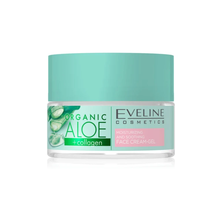 Organic Aloe + Collagen Active and Intense Moisturizing Cream-Gel with Soothing Effect 50 ml