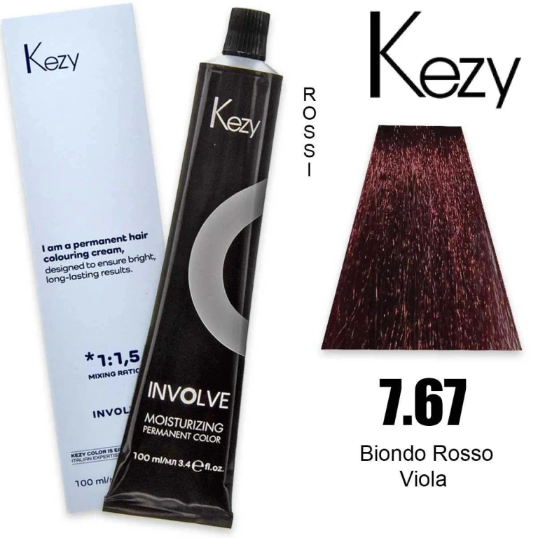 involve color 100 ml blonde red purple 7.67