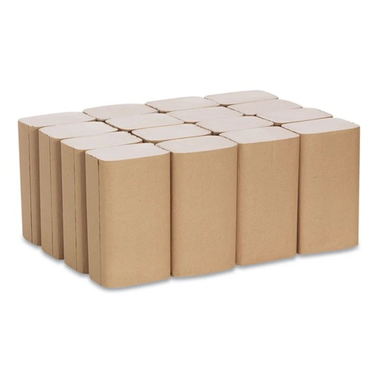 23504 10.25 in. x 9.25 in. 1-Ply Pacific Blue Basic S-Fold Paper Towels - Brown (4000/Carton)