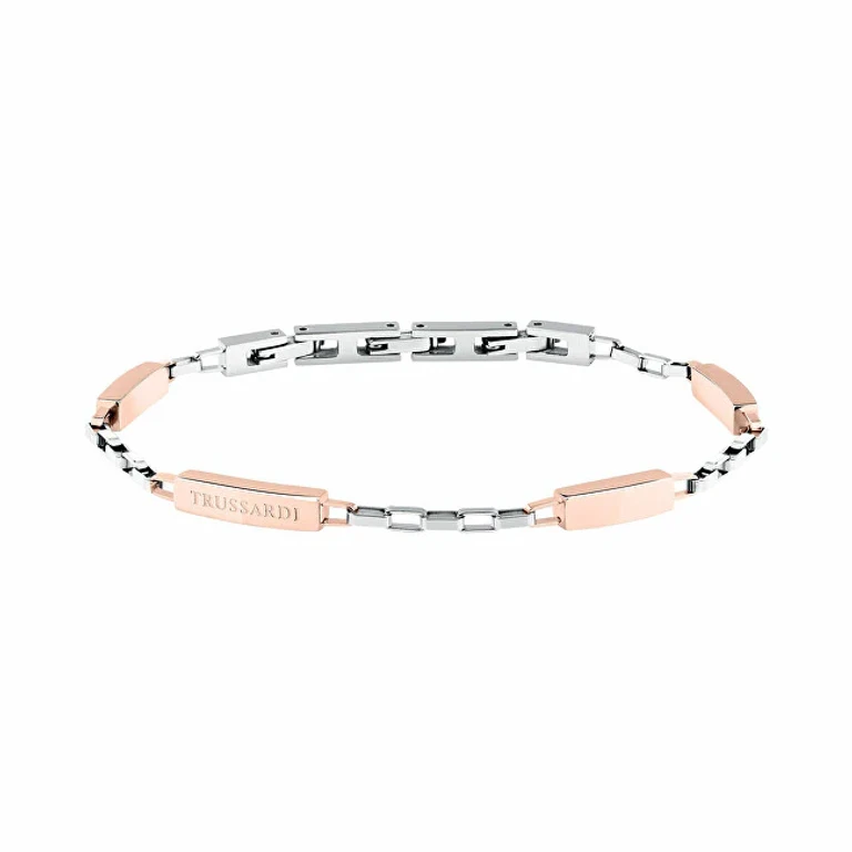 Two-Tone Bracelet for Men T-Steel Tjaxv36