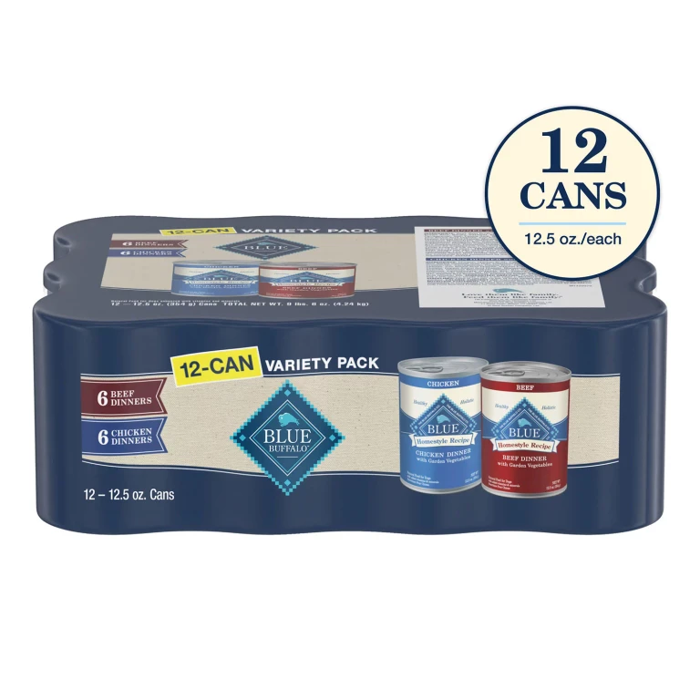 Homestyle Recipes Wet Canned Dog Food for Adult Dogs, Variety Pack (12.5 oz., 12 ct.)