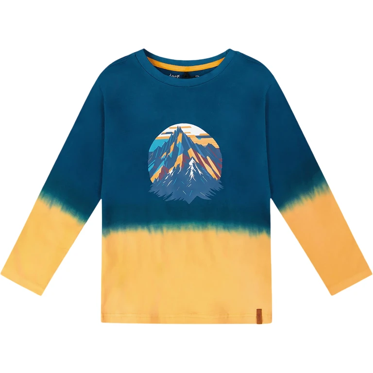 Long Sleeve Organic Cotton Gradient Jersey T-Shirt - Big Boy