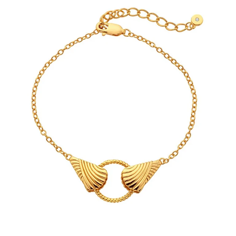 Gold-Plated Bracelet with Authentic Diamond Golden Edit Hope Dl705