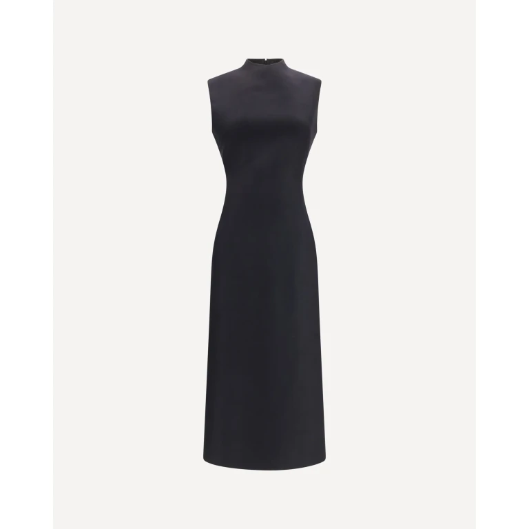 MARGIELA Sleeveless virgin wool midi Dress Female 40