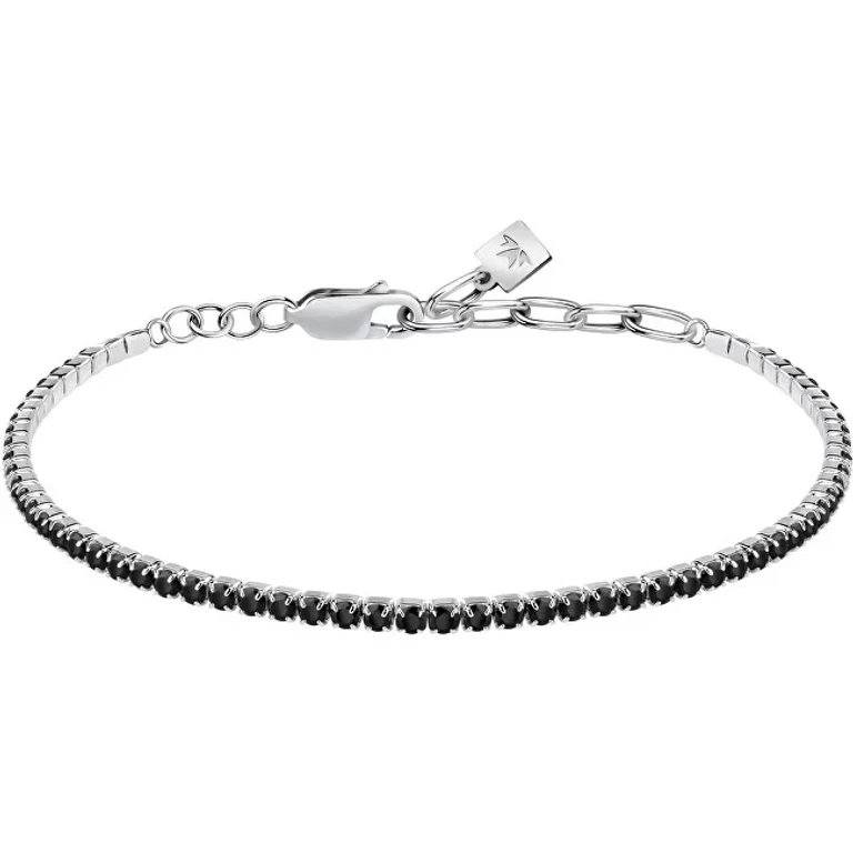 Elegante Silver Bracelet with Zirconia Tennis Satt14