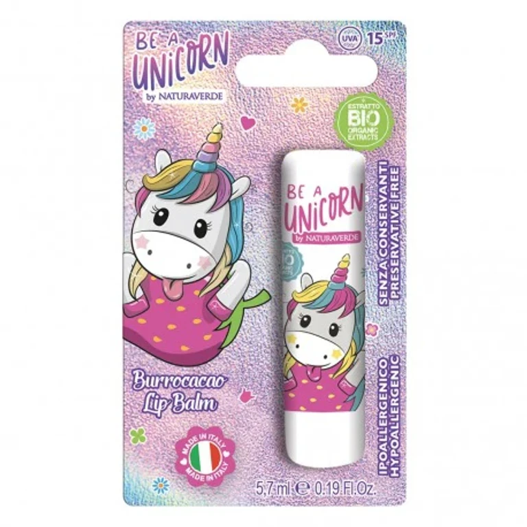 Naturaverde Be A Unicorn Strawberry Lip Balm Organic 5.7ml