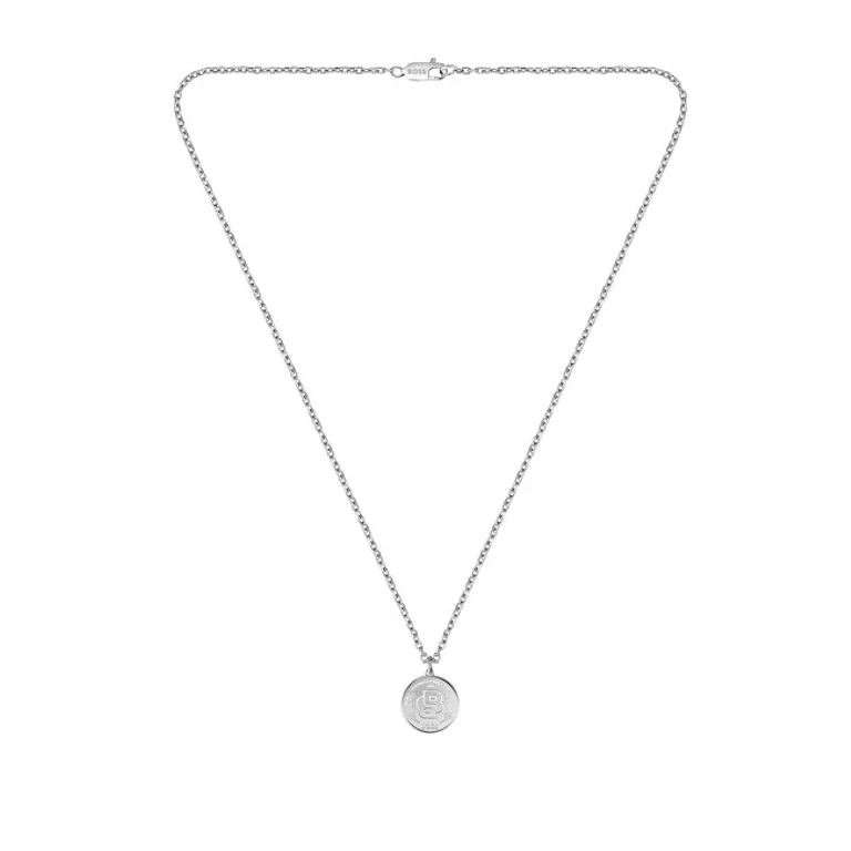 Men's Necklace in Steel Double B 1580761