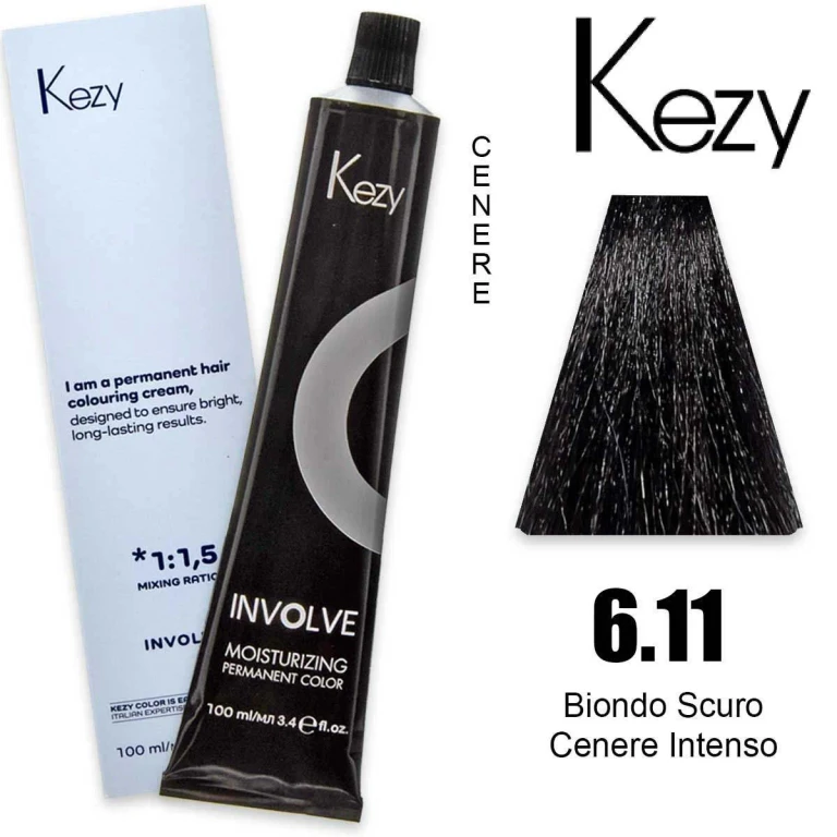 involve color 100 ml dark blonde ash intense 6.11