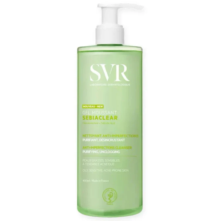 SEBIACLEAR FOAMING GEL - Soap-free, purifying, descaling detergent 400ml
