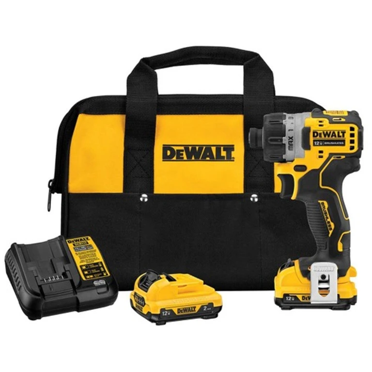 Factory Reconditioned Dewalt DCF601F2R 12V MAX XTREME Lithium-Ion Brushless 1/4 in. Cordless Screwdriver Kit (2 Ah)