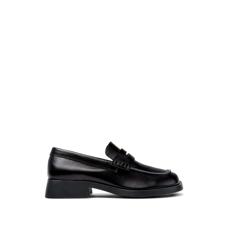 Donna Smooth Leather Loafers