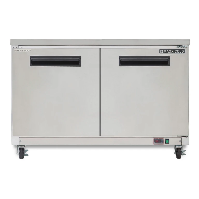 X-Series Double Door Undercounter Commercial Refrigerator in Stainless Steel (12 cu. ft.)