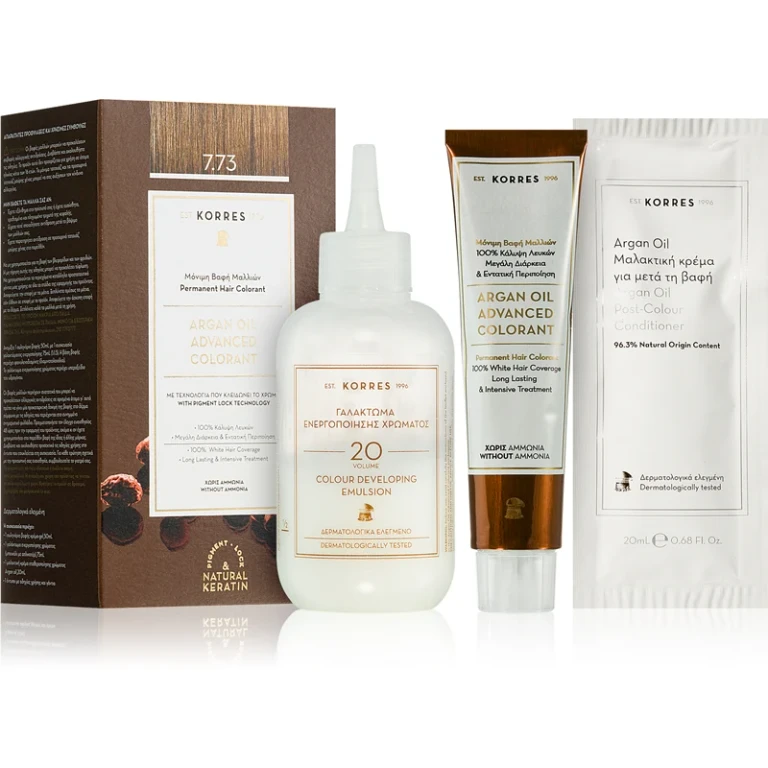 Argan Oil permanent hair dye with argan oil color 7.73 Cocoa mocha 50 ml