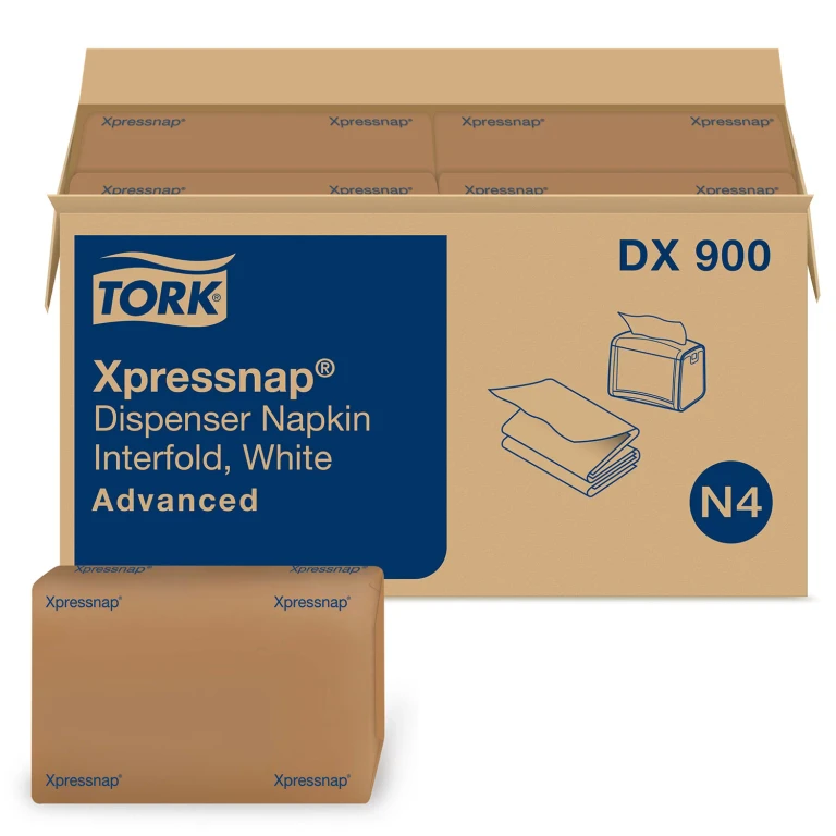 Xpressnap Interfold 1-Ply White Dispenser Napkins 12 pks., 500 napkins/pk.