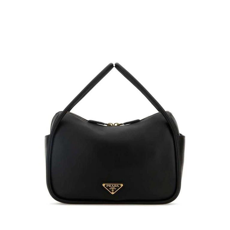 Leather Shoulder Bag â Black