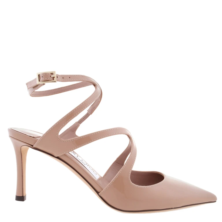Azia Patent Leather Slingback Pumps