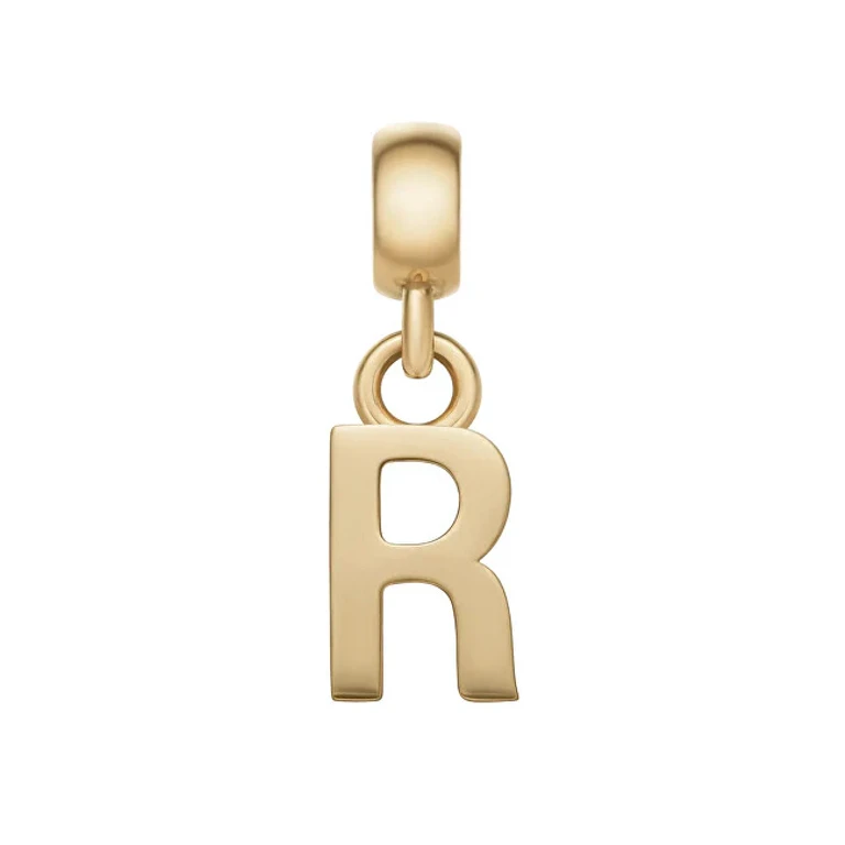 Gold-Plated Pendant with Letter "R" Dw00400501