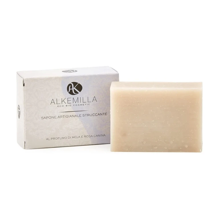 eco bio cosmetic Apple and Rosehip Scented Make-up Removing Soap 100 g