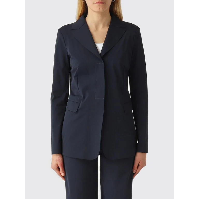 Single Breasted Blazer in Technical Fabric (2616911037600005)