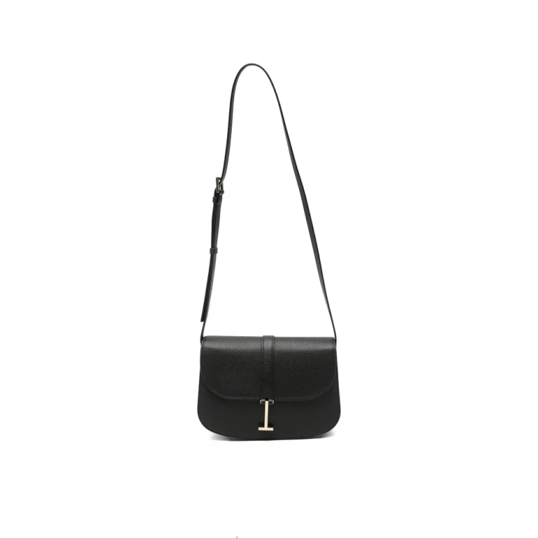 Shoulder Bag Black Leather