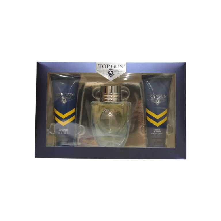 Set Top Gun: Rivet Eau De Toilette for men 100 ml + Rivet Hydrating Body Wash for body and hair 100 ml + Rivet Hydrating After-Shave Balm 100 ml