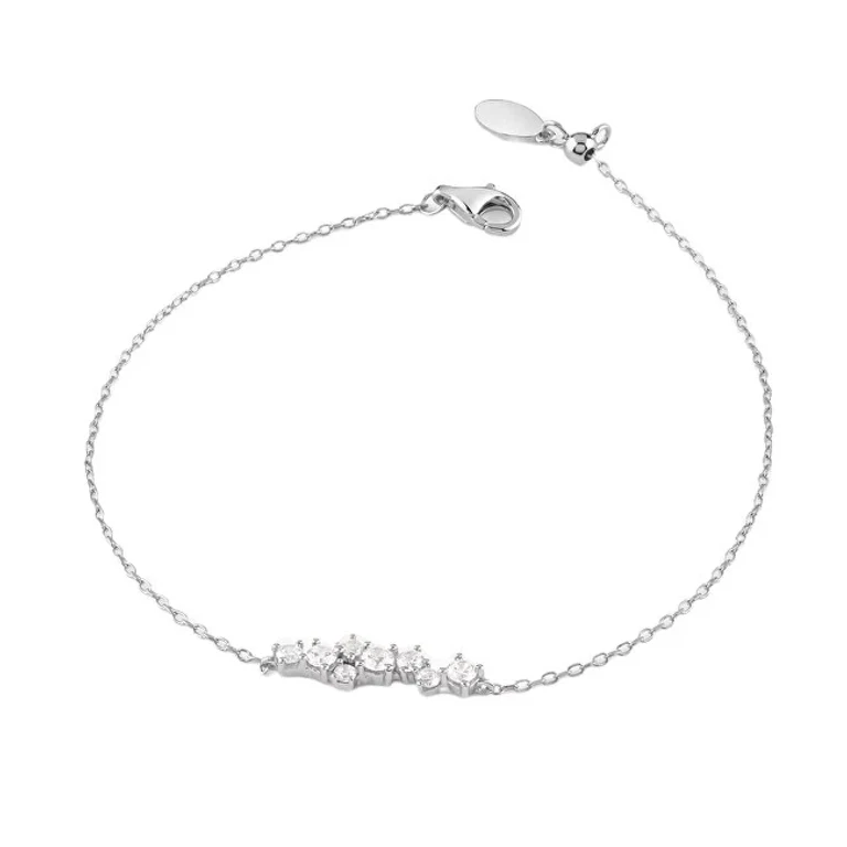 Elegante Silver Bracelet Jardin Jsbb04461Jwyg - Length: 18.5 Cm