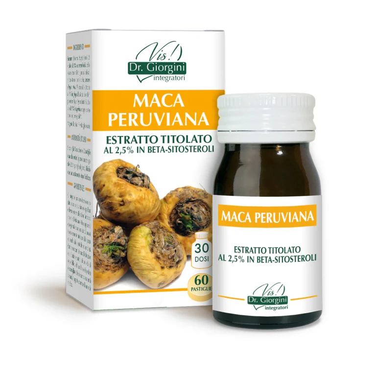 Peruvian maca titrated extract 60 tablets 500 mg - 30 gr