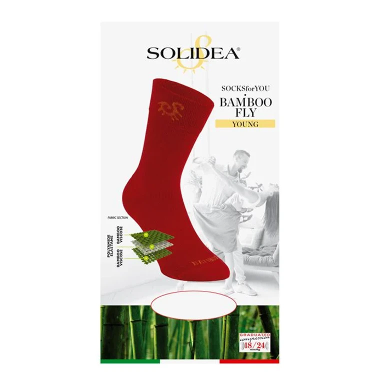 Solidea Socks For You Bamboo Fly Young Compression 18 24mmHg Gray 4XL