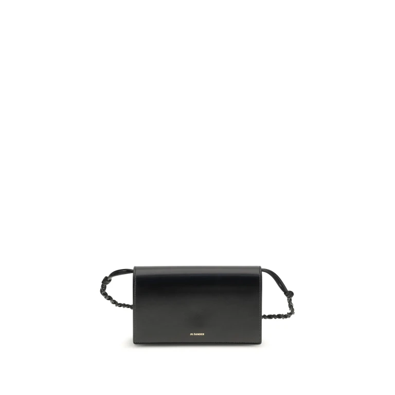 Wallet Tangle Black Calf Leather