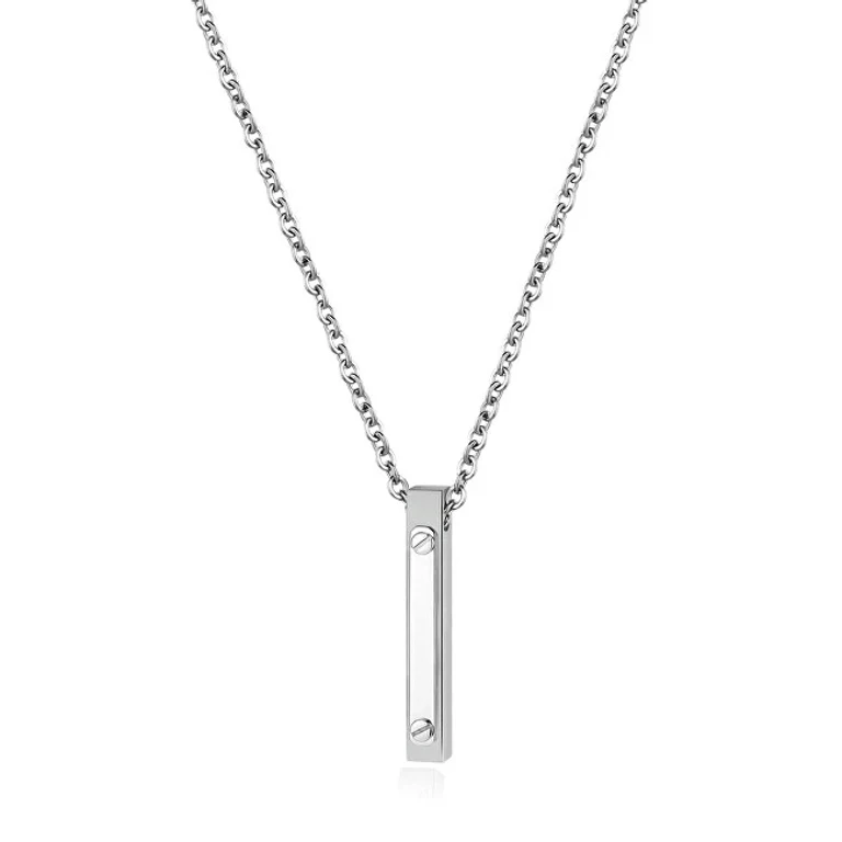 Minimalist Steel Necklace For Men Current Spd04