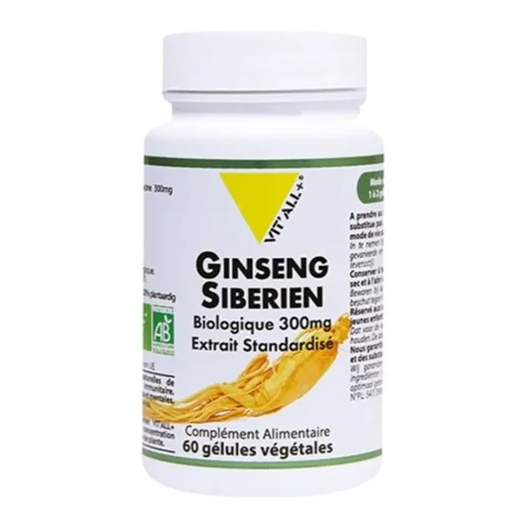 Siberian Ginseng Extract Standardize Bio 300mg 60 Capsules