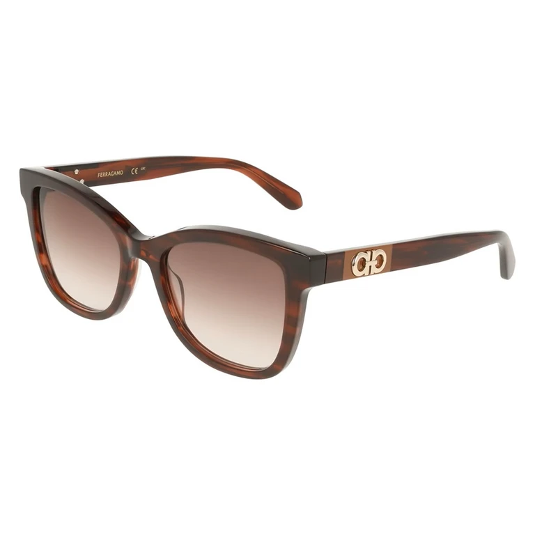 Burgundy Gradient Square Ladies Sunglasses SF2108S 656 54