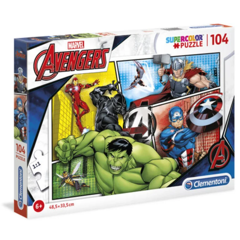 The Avengers Building Set for boys aged 6+ 104 pieces